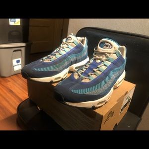 Nike air Max 95 Jacquard  Blue Game Royal Sz 11.5